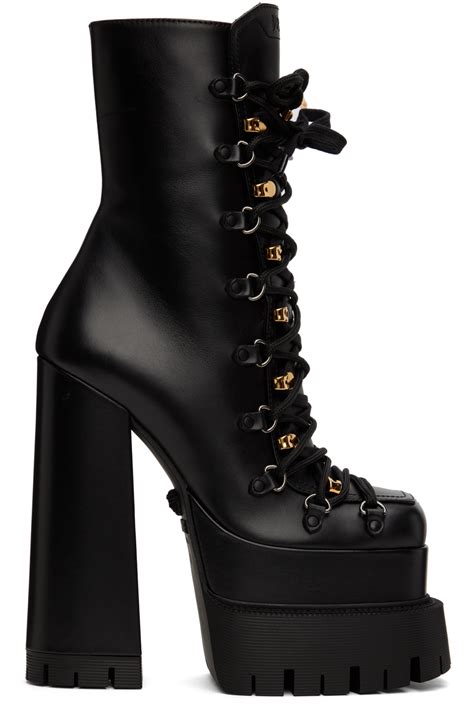 versace platform heels boots|Versace aevitas platform.